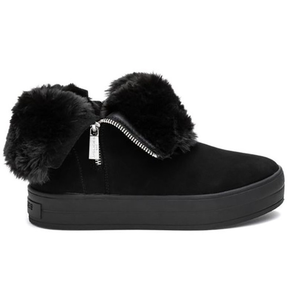 J Slides - Women's Henley Boots - Black Nubuck - Picture 3 of 4